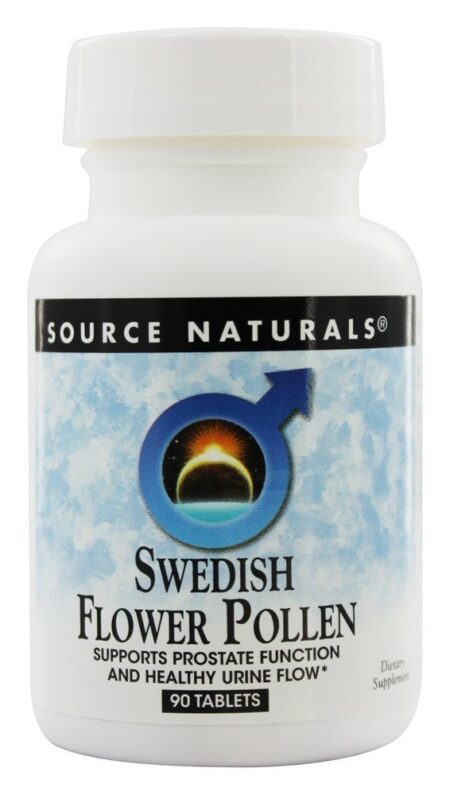 Pólen de Flores Suecas - 90 Tablets Source Naturals