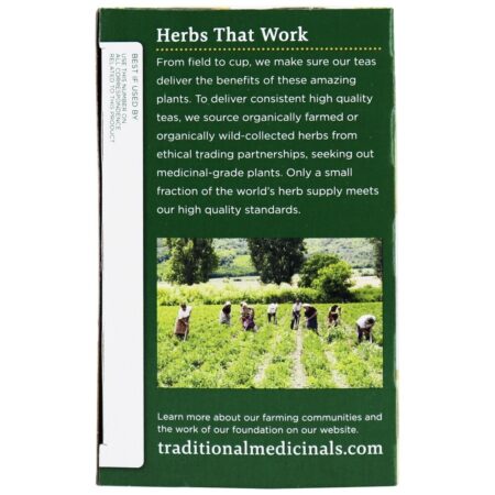 Chá de ervas orgânico de hortelã - 16 Saquinhos de Chá Traditional Medicinals - Imagem 4