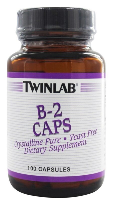 B2 Caps Cristalino Pure 100 mg. - Cápsulas 100 Twinlab