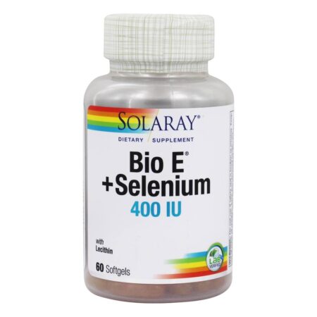 Bio E + Selênio 400 UI - 60 Softgels Solaray