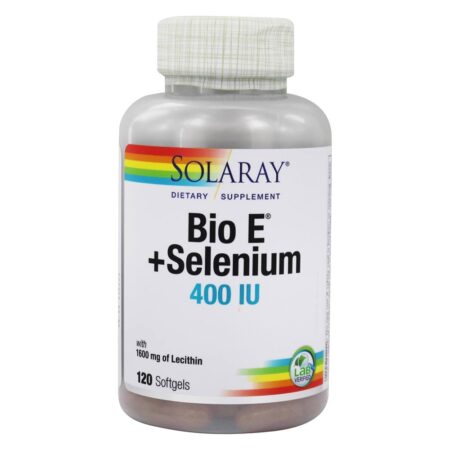 Bio E + Selênio 400 UI - 120 Softgels Solaray