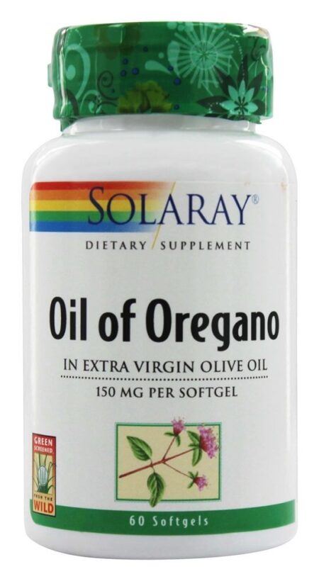 Óleo de Orégano 150 mg. - 60 Softgels Solaray