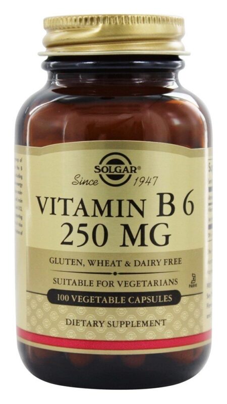 Vitamina B6 250 mg. - Cápsulas vegetarianas 100 Solgar