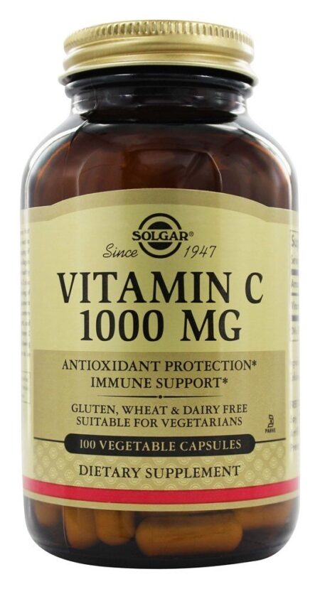 Vitamina C 1000 mg. - Cápsulas vegetarianas 100 Solgar