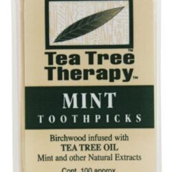 Árvore de chá de palitos - 100 Pick (s) Tea Tree Therapy