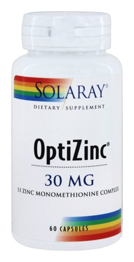 OptiZinc 30 mg. - Cápsulas 60 Solaray