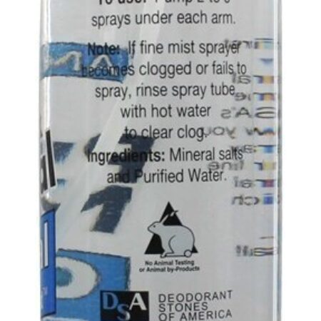 Pure e Natural Cristal Bombear Desodorante Névoa – 8 fl. oz. Thai Deodorant Stone — foto 2