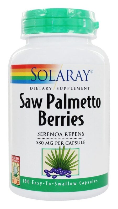 Frutos de Saw Palmetto 580 mg. - Cápsulas 180 Solaray