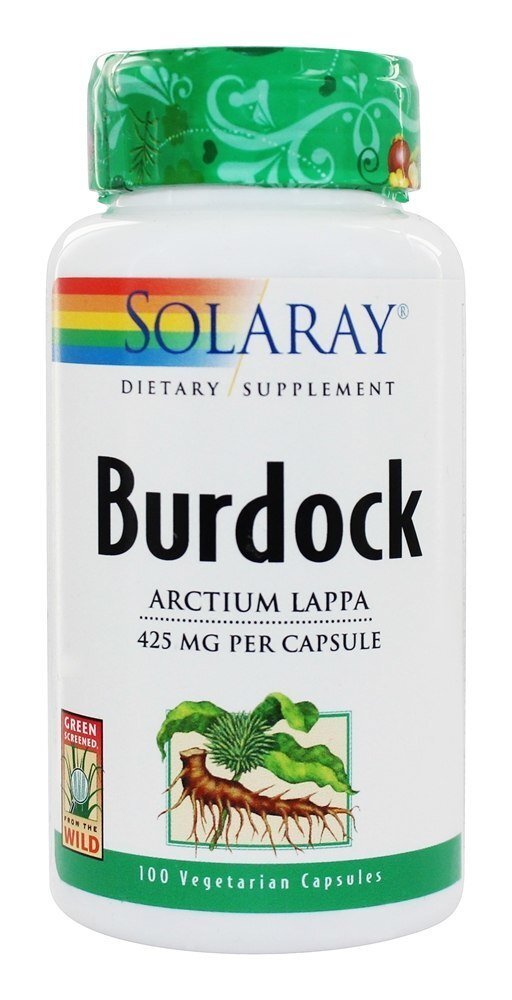 Raiz de Burdock 425 mg. - Cápsulas 100 Solaray
