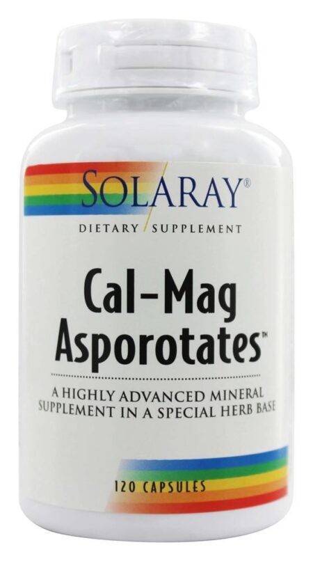 Asporotinas Cal-Mag - Cápsulas 120 Solaray