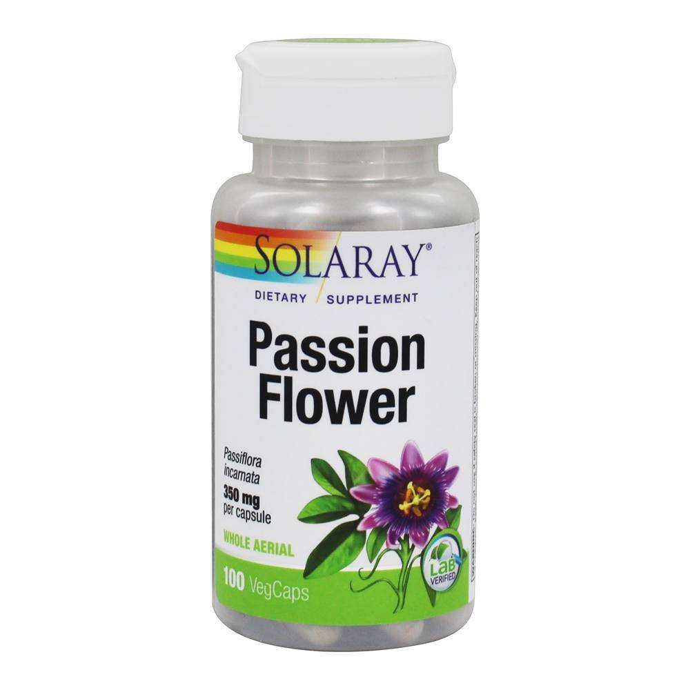 Flor da paixão 350 mg. - Cápsulas 100 Solaray