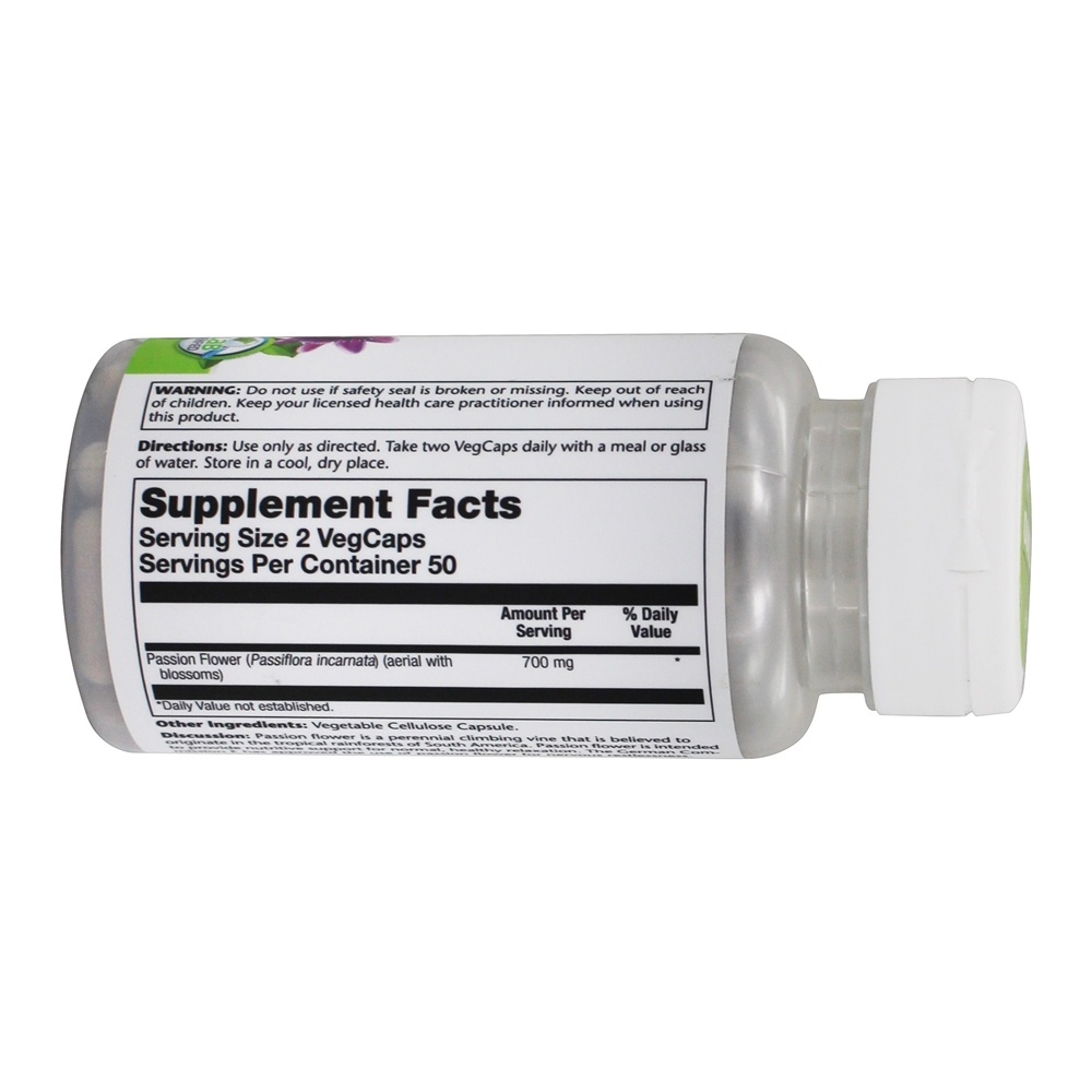 Flor da paixão 350 mg. - Cápsulas 100 Solaray - Imagem 2