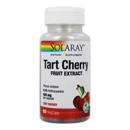 Extrato Tart Cherry Fruit 425 mg. - Cápsulas vegetarianas 90 Solaray