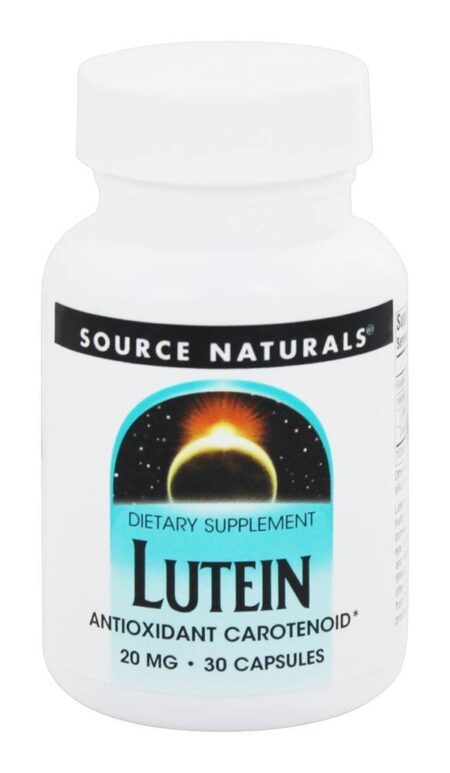 Luteína 20 mg. - Cápsulas 30 Source Naturals