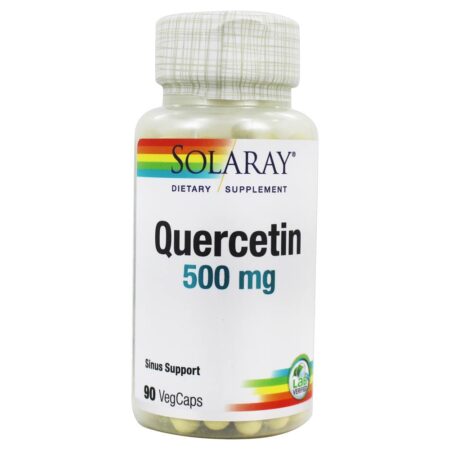 Quercetina Não-Cítrica 500 mg. - Cápsulas 90 Solaray