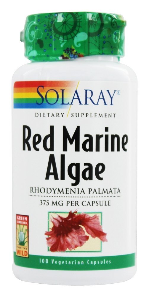 Algas Marinhas Vermelhas - Cápsulas 100 Solaray