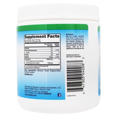 Colostro Plus em Pó - 6.3 oz. Symbiotics - Imagem 2