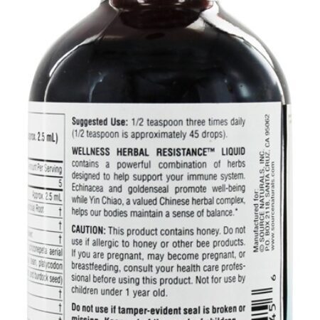 Líquido Herbal Resistência Bem-Estar - 4 fl. oz. Source Naturals - Imagem 3