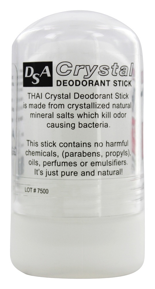 Vara de Push De Desodorante De Cristal Natural Tailandês - 2.125 oz. Thai Deodorant Stone - Imagem 2