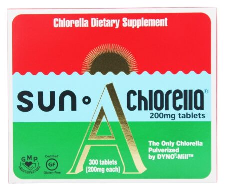 Sun Chlorella "A" Suplemento Dietético 200 mg. - 300 Tablets Sun Chlorella