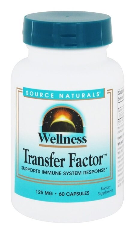 Wellness Transfer Factor Para Suporte Imunológico 125 mg. - Cápsulas 60 Source Naturals