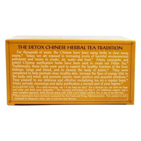 Limpeza e Revitalização do Chá Detox - 20 Saquinhos de Chá Triple Leaf Tea - Image 4