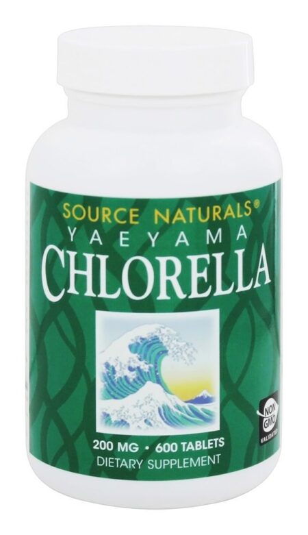 Yaeyama Chlorella 200 mg. - 600 Tablets Source Naturals