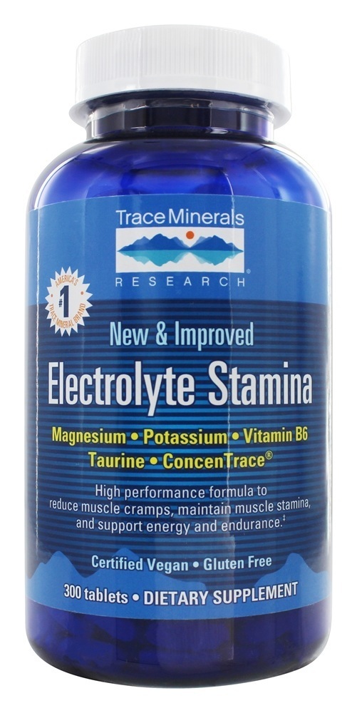 Comprimidos de Vigor Eletrolítico - 300 Tablets Trace Minerals Research