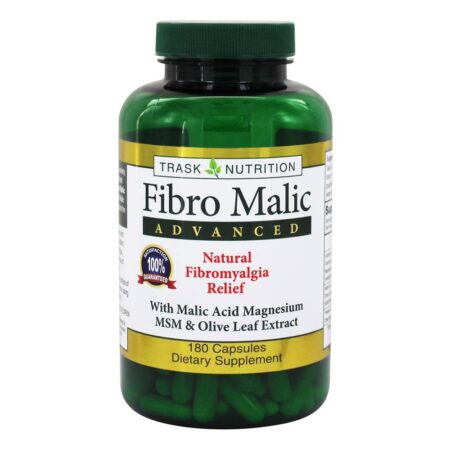 Alívio de fibromialgia natural de Fibro Malic - Cápsulas 180 Trask Nutrition