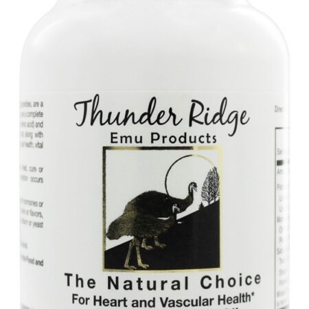 100 % Pure Tampões de Gel de Óleo EMU – 90 Softgels Thunder Ridge Emu Products — foto 1
