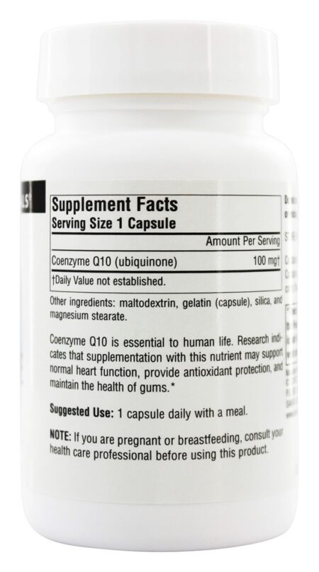 Coenzima Q-10 100 mg. - Cápsulas 60 Source Naturals - Image 2