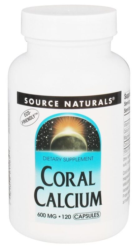 Cálcio Coral 600 mg. - Cápsulas 120 Source Naturals