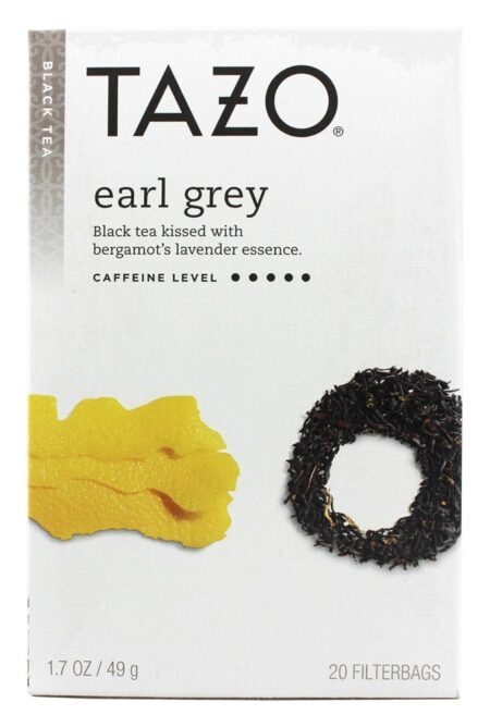 Chá Preto Earl Grey - 20 Saquinhos de Chá Tazo