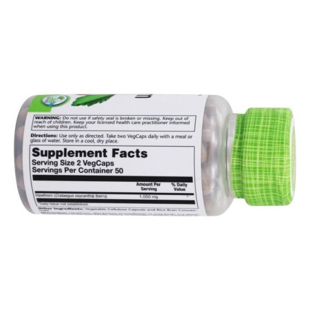 Bagas de Hawthorn 525 mg. - Cápsulas 100 Solaray - Imagem 2
