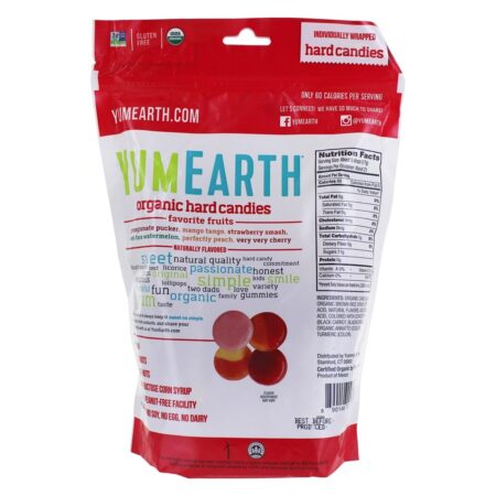 Doces Doces Orgânicos Frutas Favoritas - 13 oz. YumEarth - Image 2