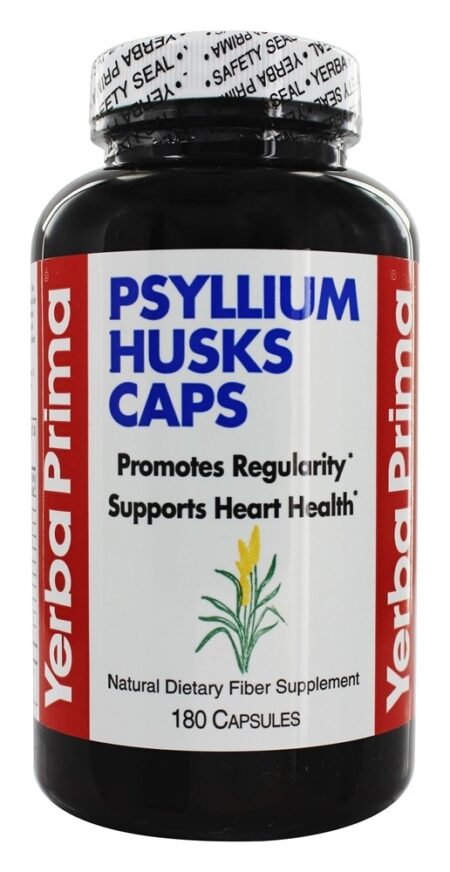 Cascas de Psyllium 625 mg. - Cápsulas 180 Yerba Prima