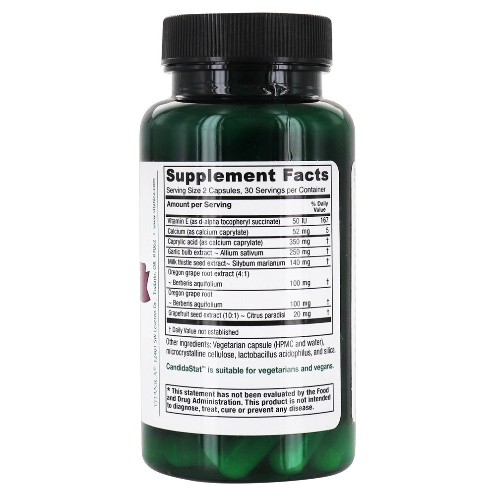 Versões de CandidaStat Yeast Balance - Cápsulas vegetarianas 60 Vitanica - Imagem 2