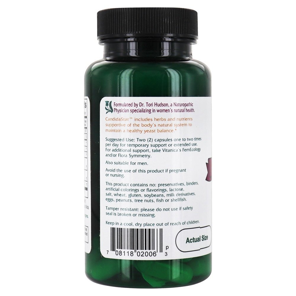 Versões de CandidaStat Yeast Balance - Cápsulas vegetarianas 60 Vitanica - Imagem 3