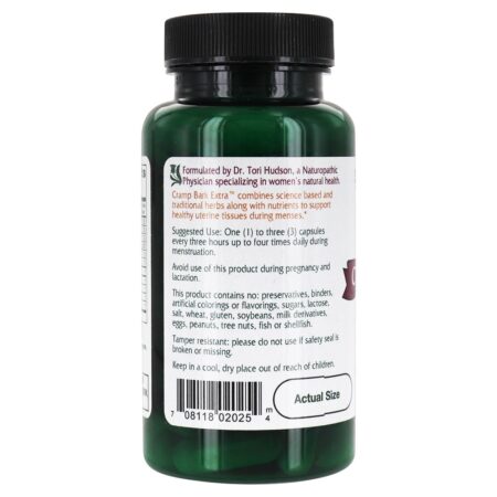 Cramp Bark Extra Menstrual Support - Cápsulas vegetarianas 60 Vitanica - Imagem 3