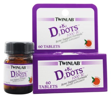 Vitaminas D3 + K2 Dots 1000 UI - 60 Tablets Twinlab