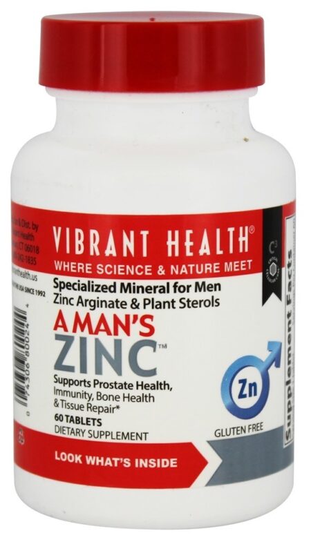 Zinco de um homem - 60 Tablets Vibrant Health