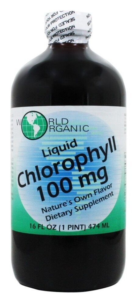 Clorofila líquida 100 mg. - 16 fl. oz. World Organic