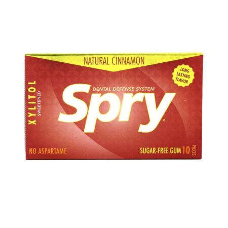 Canela de Goma de Mascar Spry Natural Xilitol - 10 Peça (s) Xlear