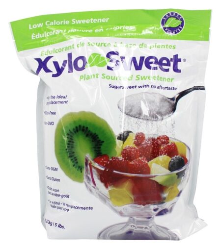 XyloSweet Adoçante Xilitol Natural de Baixo Carboidrato - 5 lbs. Xlear