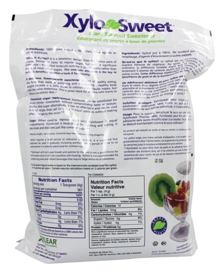 XyloSweet Adoçante Xilitol Natural de Baixo Carboidrato - 5 lbs. Xlear - Image 2