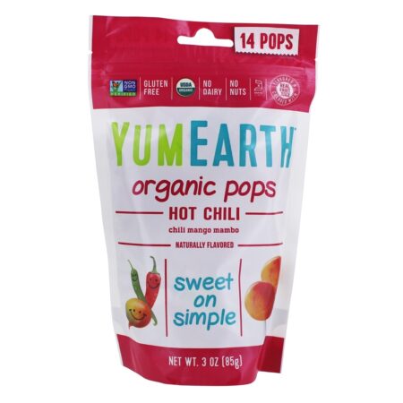 Chili Pops Orgânico - 3 oz. (85g) 14 Aparece YumEarth