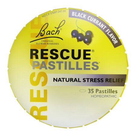 Resgate Pastilles Groselha Preta - 35 Pastilha (s) Bach