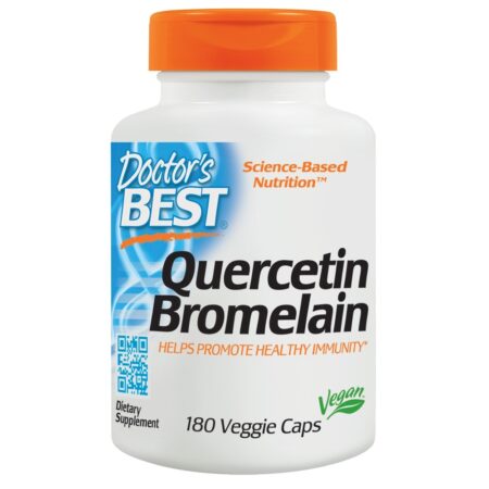 Quercetina Bromelaína Vegana - Cápsulas vegetarianas 180 Doctor's Best