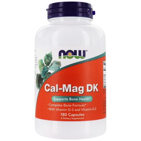 Fórmula óssea completa Cal-Mag DK - Cápsulas 180 NOW Foods