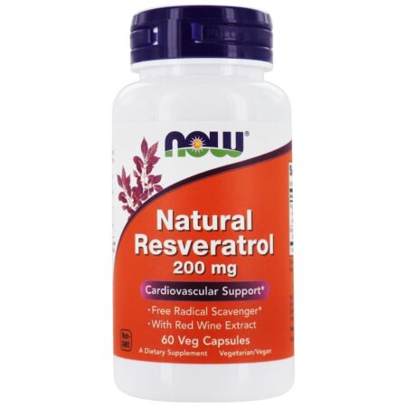 Resveratrol natural 200 mg . - 60 Cápsula (s) vegetal (s) NOW Foods